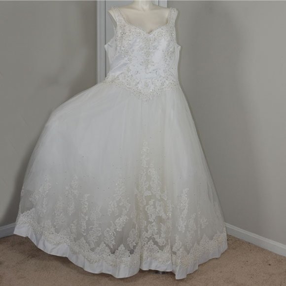 Mori Lee By Madeline Gardner Wedding Dress Size 24 NWT - Picture 8 of 16